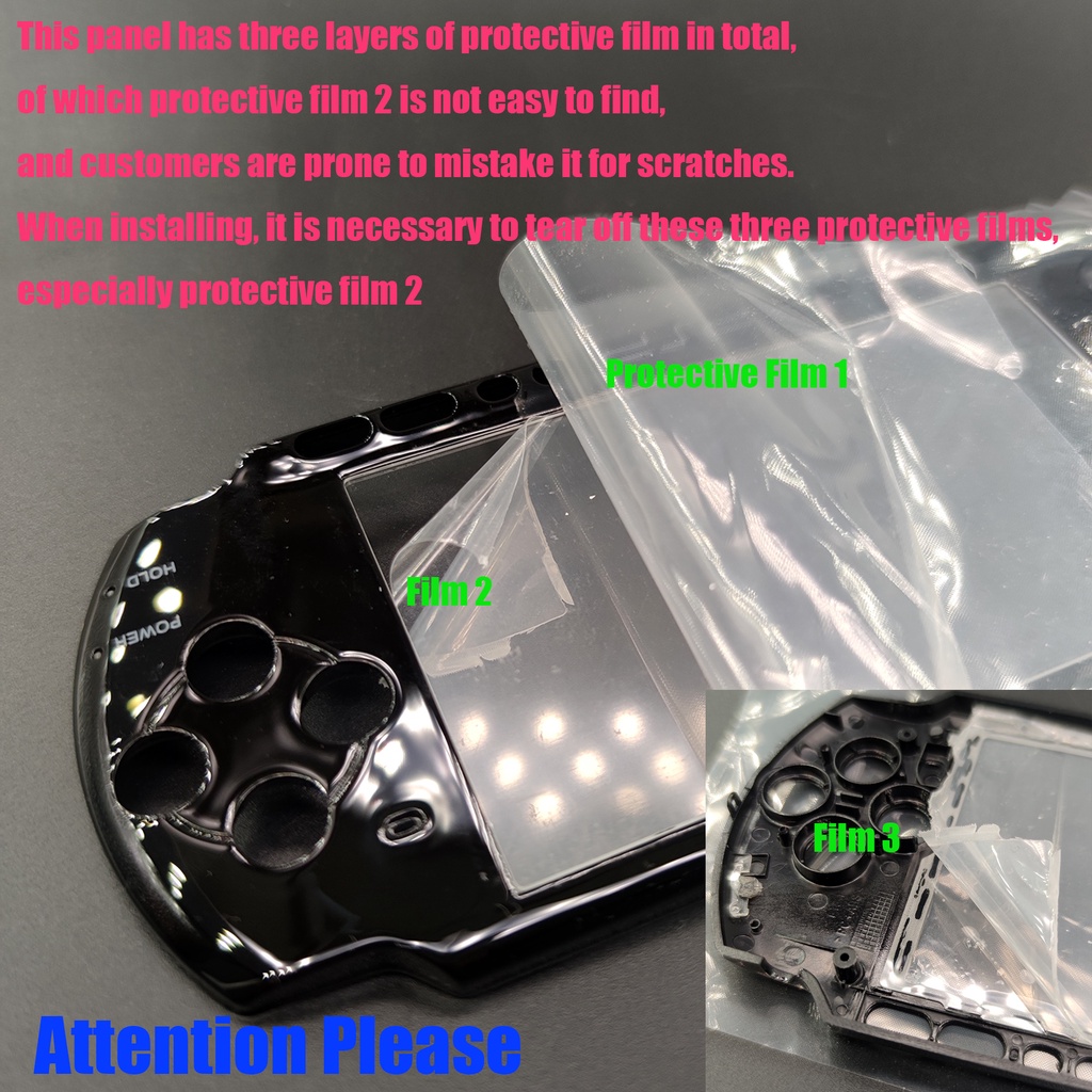 Bộ Vỏ Bọc Toàn Diện Với Ốc Vít Thay Thế Cho Máy Chơi Game Sony PSP 1000 PSP1000