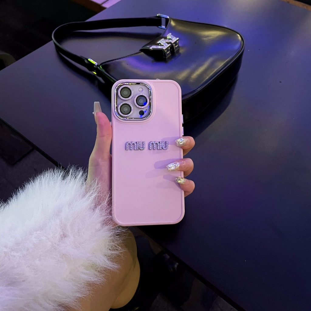 Ốp Điện Thoại tpu Mềm Hình miumiu 3d Cho iphone 15 15promax 14 14 pro max 14 plus 13 pro max 12 pro max 11 pro max xsmax xr x