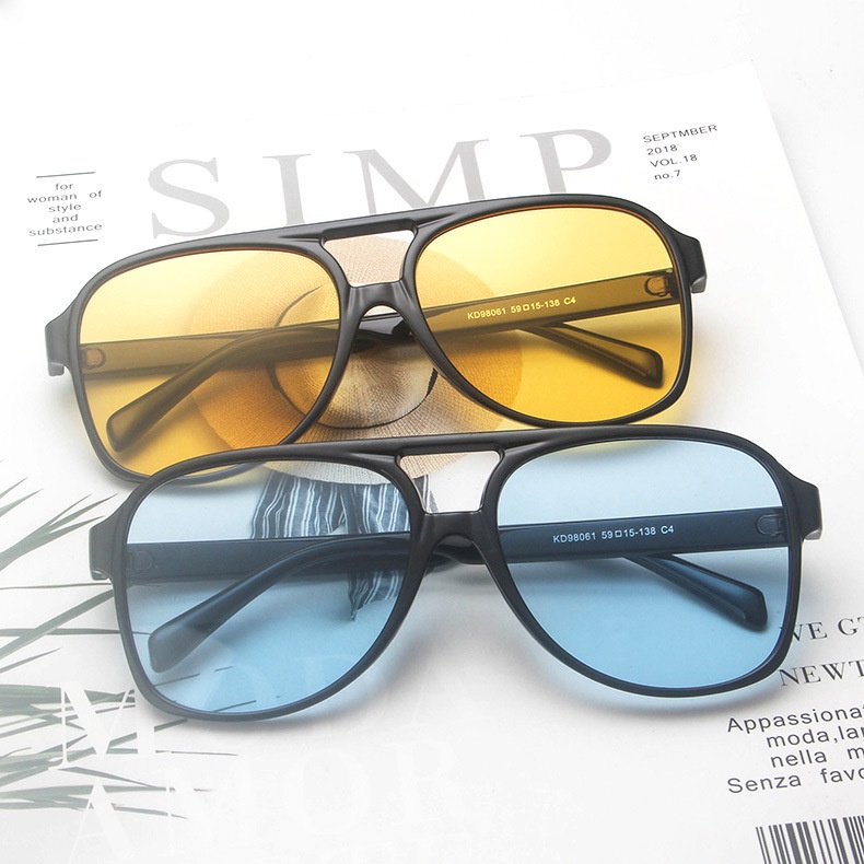 Kính Mát Gọng Oval Chống Tia UV400 Thời Trang Cho Nữ