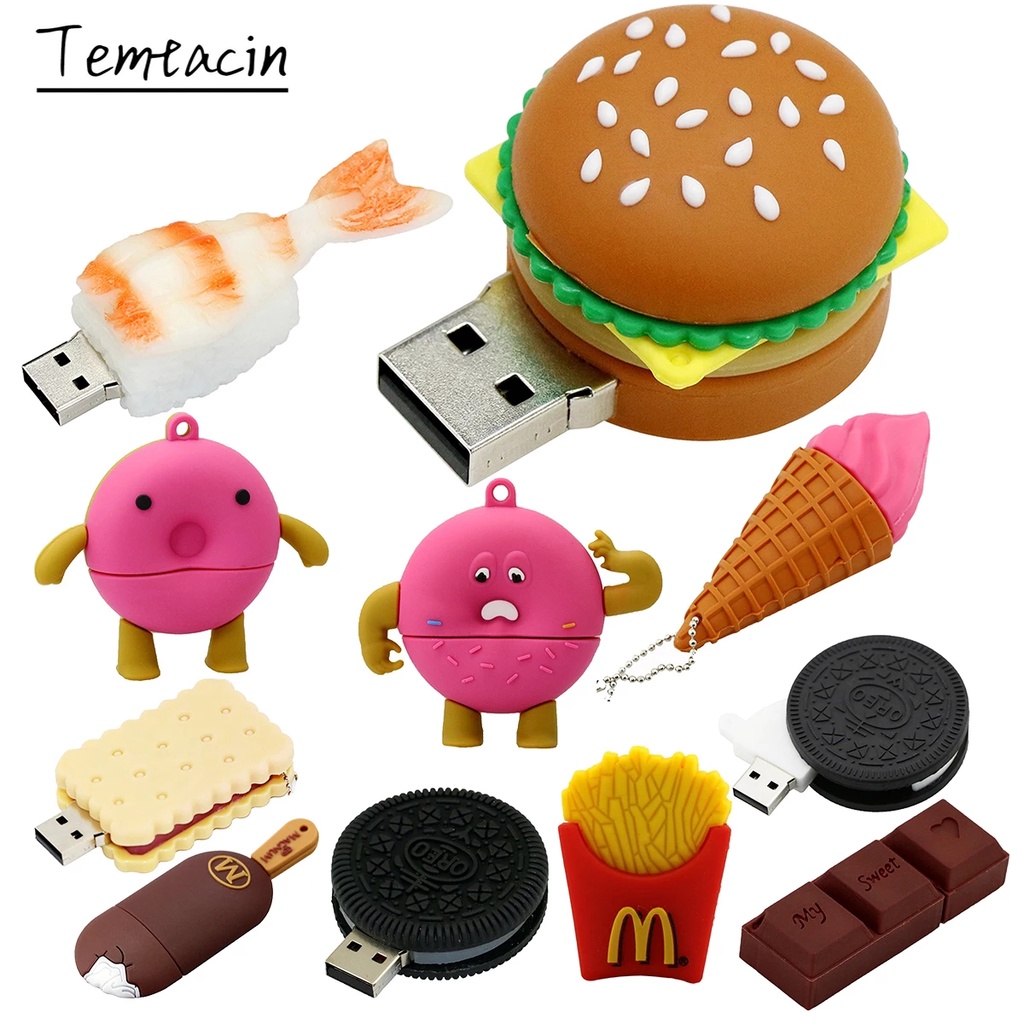 Usb OTG128GB / 64GB / 32GB / 16GB / 8GB Tốc Độ Cao Bằng Silicon Họa Tiết Hoạt Hình Dễ Thương