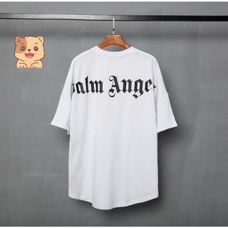 OFF WHITE 4082 OFF Trắng lòng bàn tay thiên thần nam Áo thun cặp đôi thời trang dành cho nữ