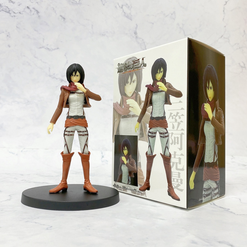 16cm The Founding Titan Figurine Mikasa Ackerman Figure Attack on Titan Anime Figure Eren Jaeger Shingeki No Kyojin Model Toys