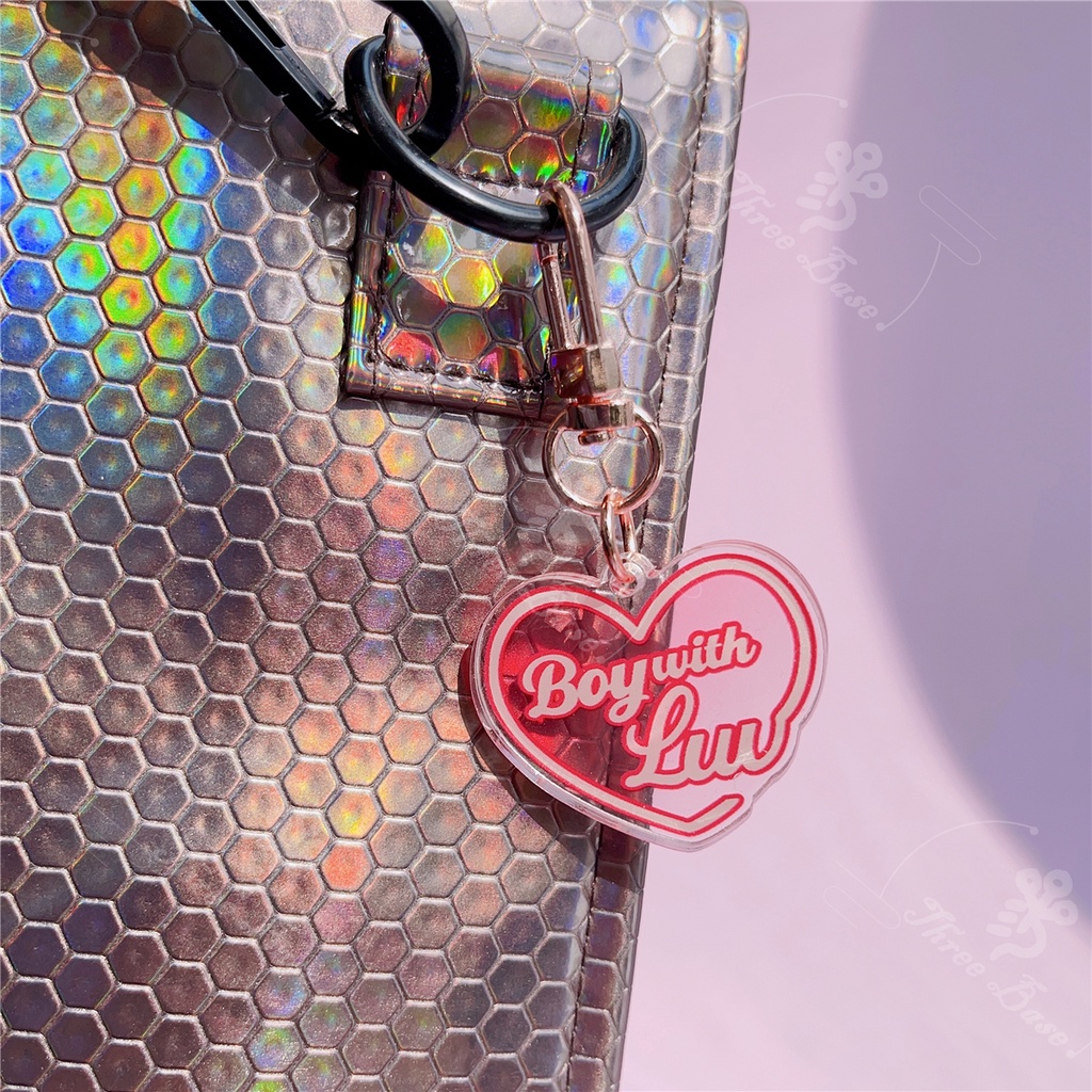 Móc Chìa Khóa Bằng Acrylic Hình Nhóm Nhạc BTS Hoạt Hình Dễ Thương