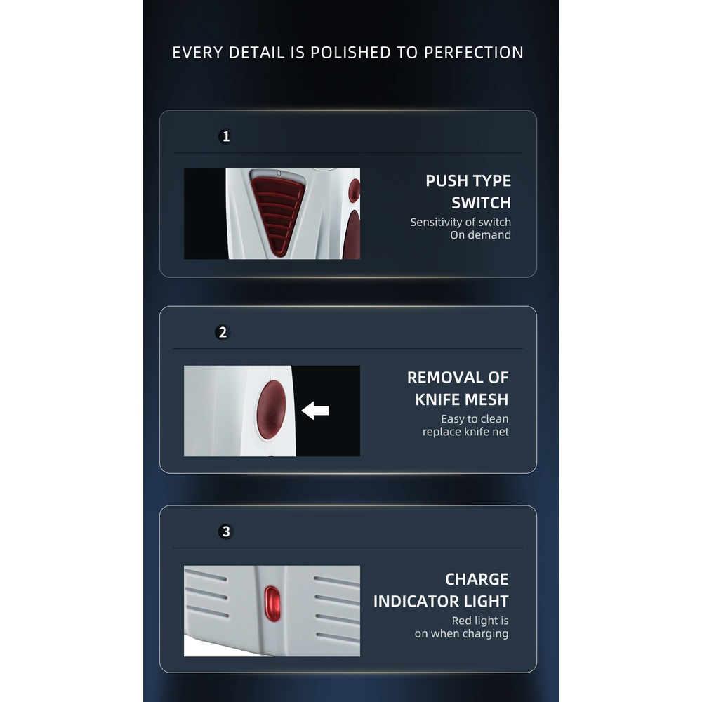 Tông Đơ Cắt Tóc Chuyên Nghiệp Kemei 0mm KM-3382 Chất Lượng Cao Cho Nam