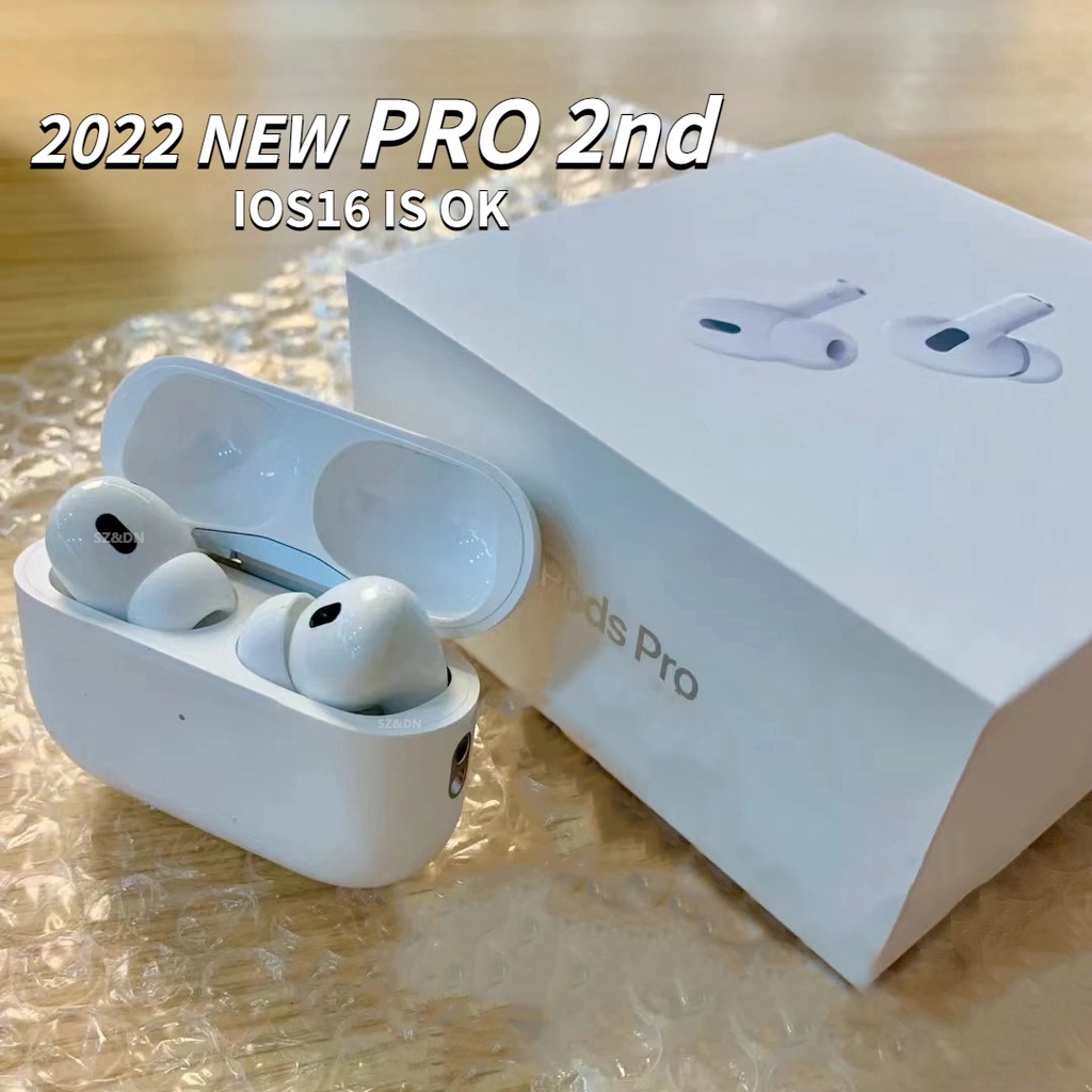 Airpods Pro 2 Bluetooth wireless headset with Siri Real Popup's original 1:1 noise cancellation box