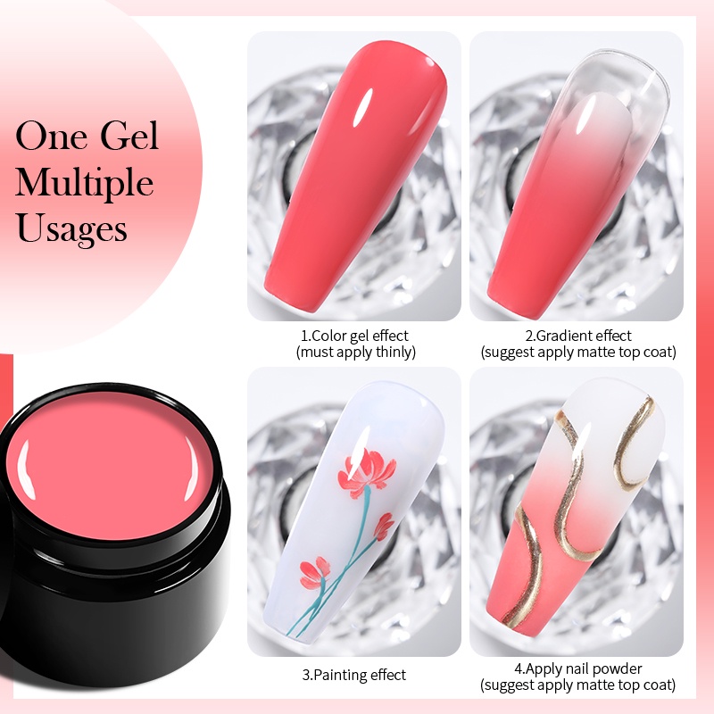 Sơn Móng Tay Gel UV BORN PRETTY 5ml Màu Sắc Gradient