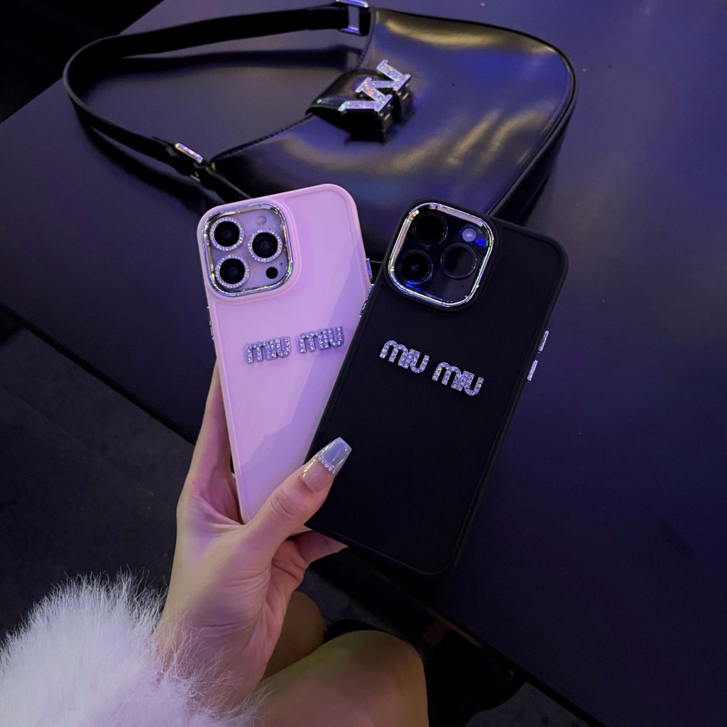 Ốp Điện Thoại tpu Mềm Hình miumiu 3d Cho iphone 15 15promax 14 14 pro max 14 plus 13 pro max 12 pro max 11 pro max xsmax xr x