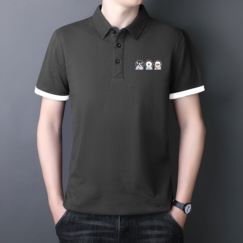 Áo polo Ngắn Tay Phong Cách Hàn Quốc Dành Cho Nam