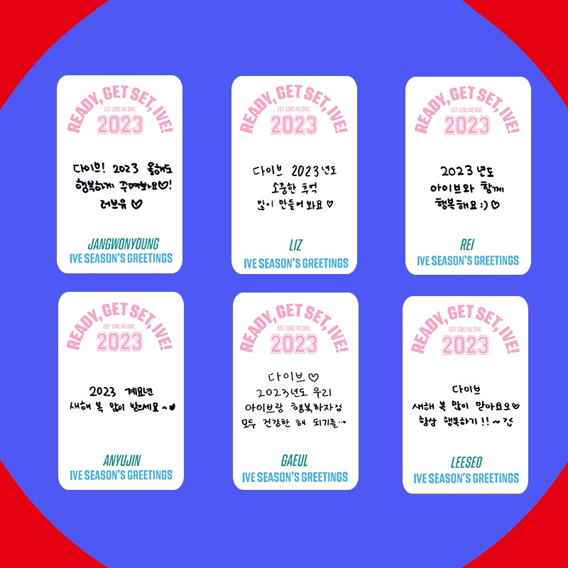 Set 6 Tấm Thẻ Ảnh Lomo Kpop Album IVE After Like Eleven Album 2023