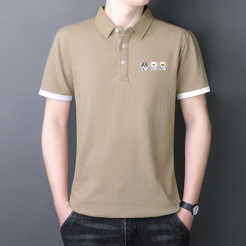 Áo polo Ngắn Tay Phong Cách Hàn Quốc Dành Cho Nam