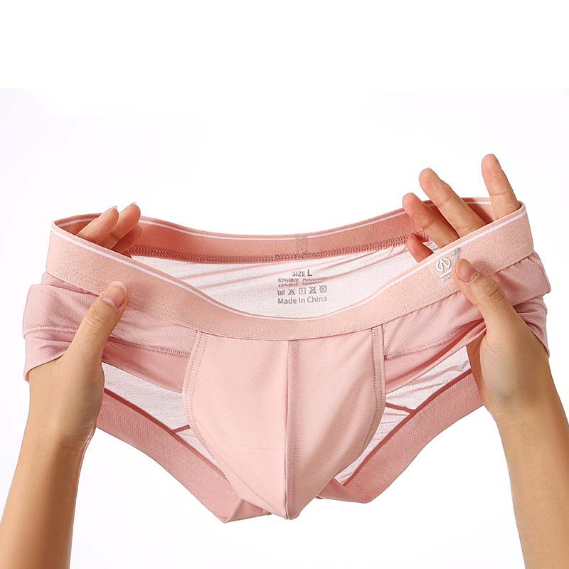 Quần Lót Lụa Lạnh Thoáng Khí Nhanh Khô Phong Cách Mới Cho Nam