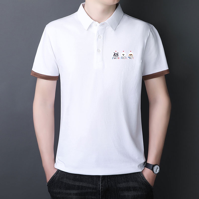 Áo polo Ngắn Tay Phong Cách Hàn Quốc Dành Cho Nam