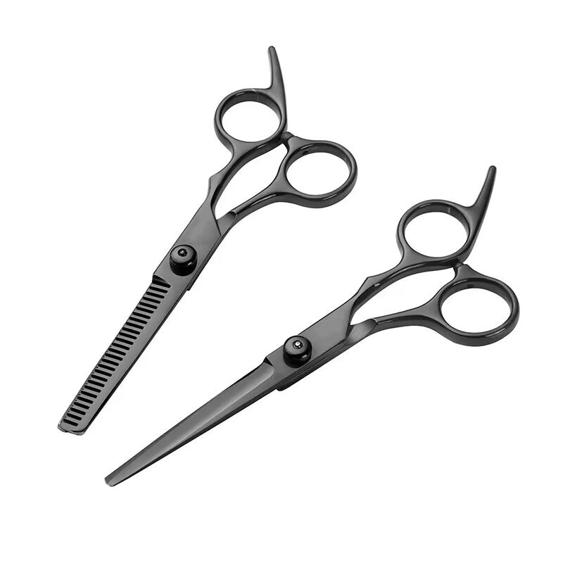 Bộ Kéo Cắt Tóc Chuyên Nghiệp 6.5inch Màu Vàng Đen