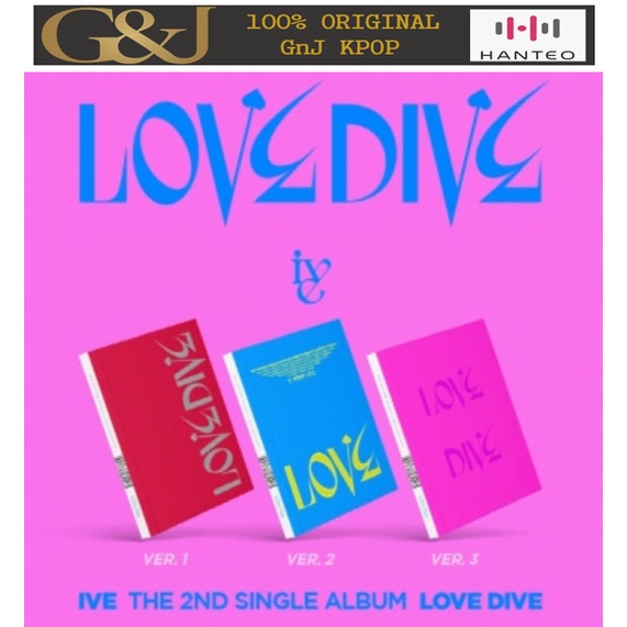 IVE - LOVE DIVE 2nd Single Album