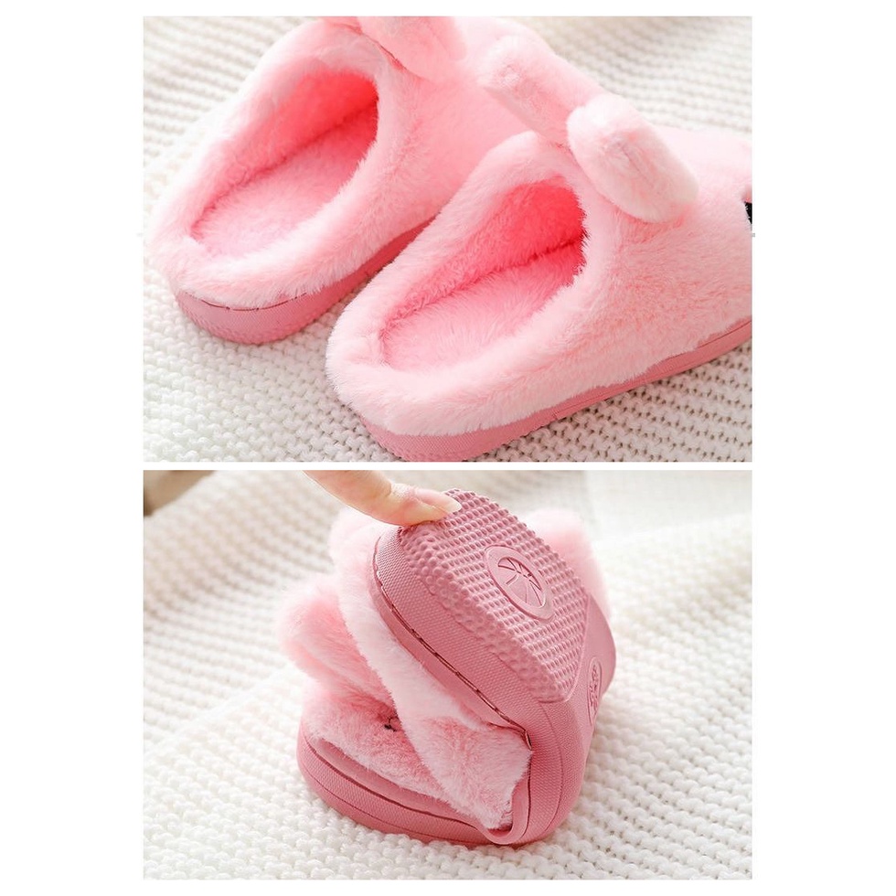 Dép Bông Đi Trong Nhà Hình Thỏ Xinh Xắn Cho Bé