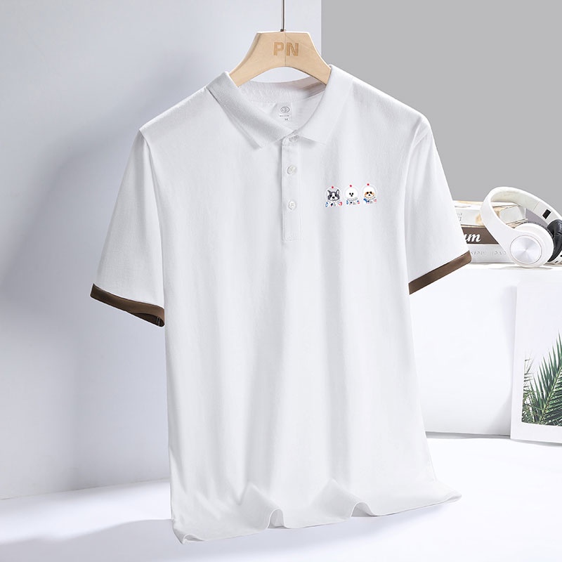 Áo polo Ngắn Tay Phong Cách Hàn Quốc Dành Cho Nam