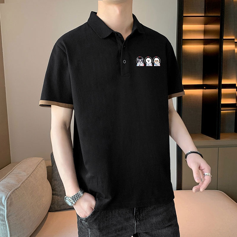 Áo polo Ngắn Tay Phong Cách Hàn Quốc Dành Cho Nam