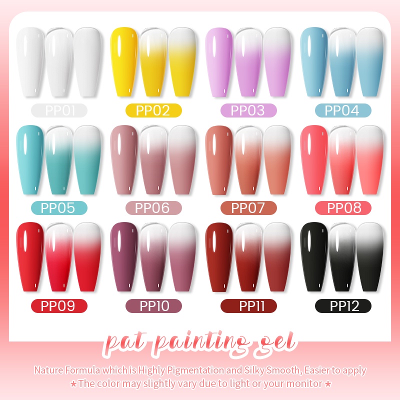 Sơn Móng Tay Gel UV BORN PRETTY 5ml Màu Sắc Gradient