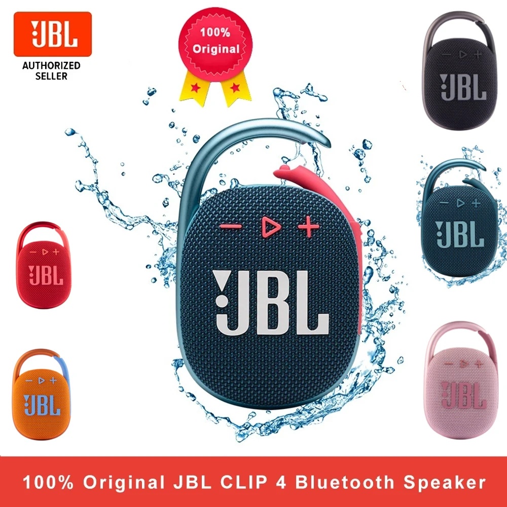 Loa Bluetooth Không Dây JBL CLIP 4 100% Chính Hãng Chống Thấm Nước Thích Hợp Cho Các Hoạt Động Ngoài Trời