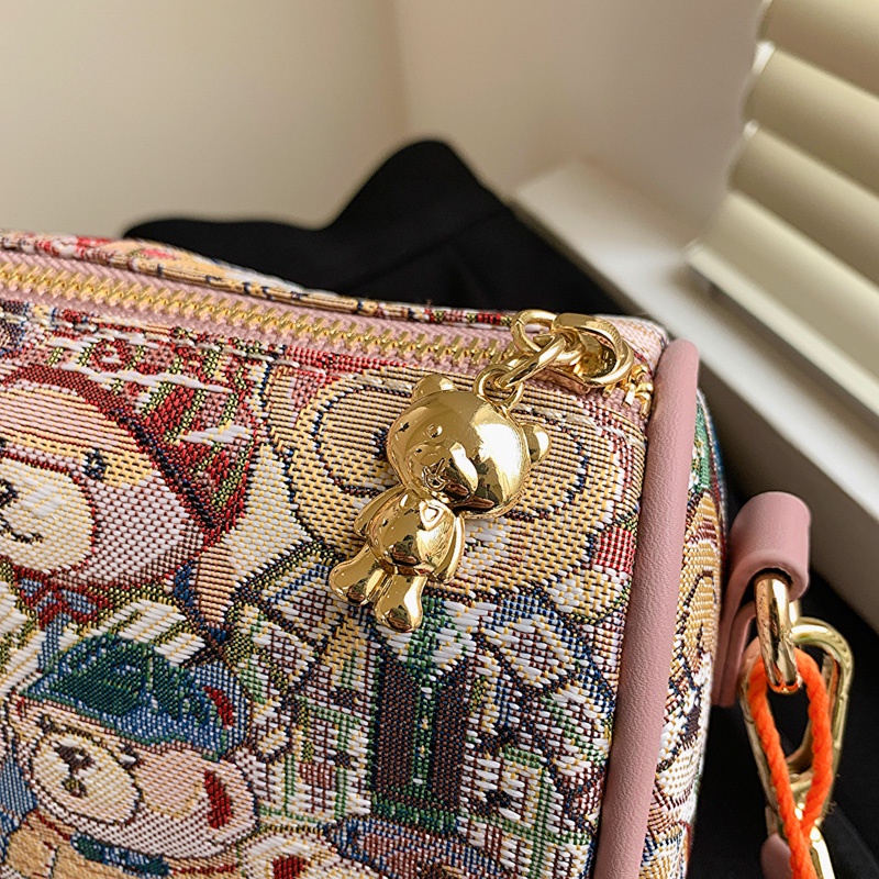 Túi Xách Đeo Chéo Cỡ Lớn Hình Gấu Katy Boston Đáng Yêu