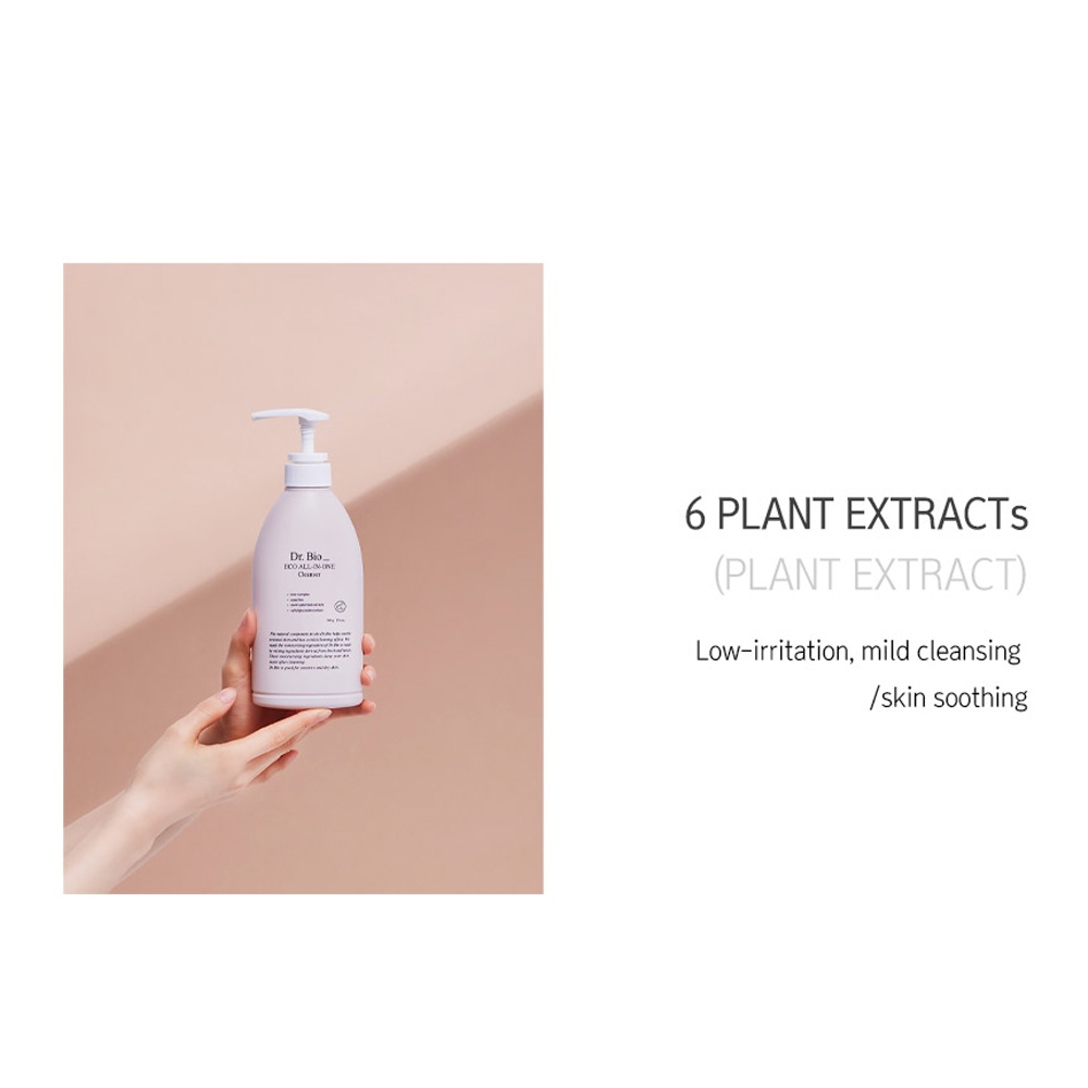 Sữa Rửa Mặt Thân Thiện Với Môi Trường Dr.Bio 500ml