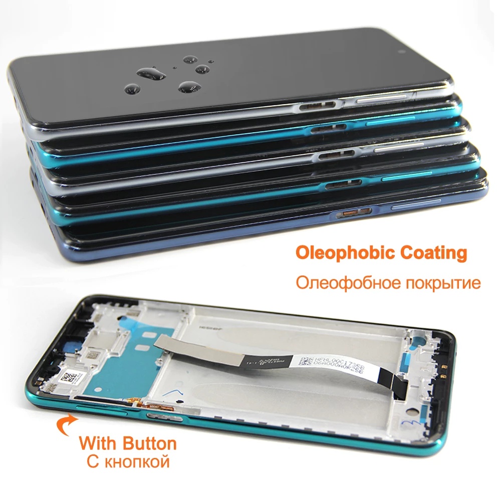 Ốp Điện Thoại Màn Hình Cảm Ứng LCD Thay Thế Cho Xiaomi Redmi Note 9S / Note 9 Pro