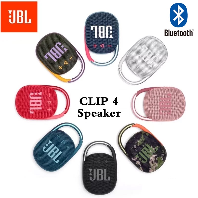 Loa Bluetooth 5.1 Không Dây JBL Clip 4 100% Chính Hãng 4 IP67 Chống Thấm Nước Có Móc Treo Tiện Dụng