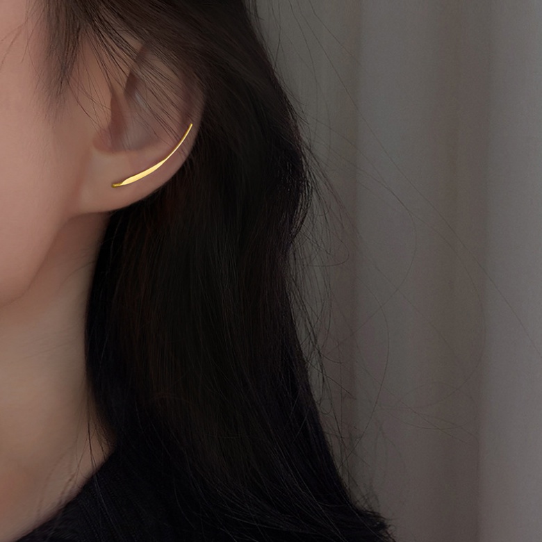 Bông Tai Kim Loại Cao Cấp Thiết Kế Đơn Giản Thời Trang / Khuyên Tai