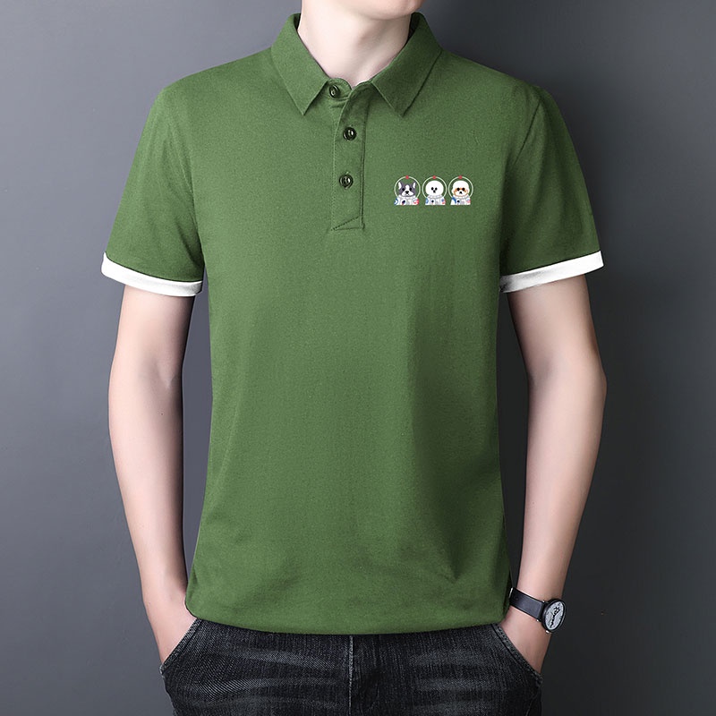 Áo polo Ngắn Tay Phong Cách Hàn Quốc Dành Cho Nam