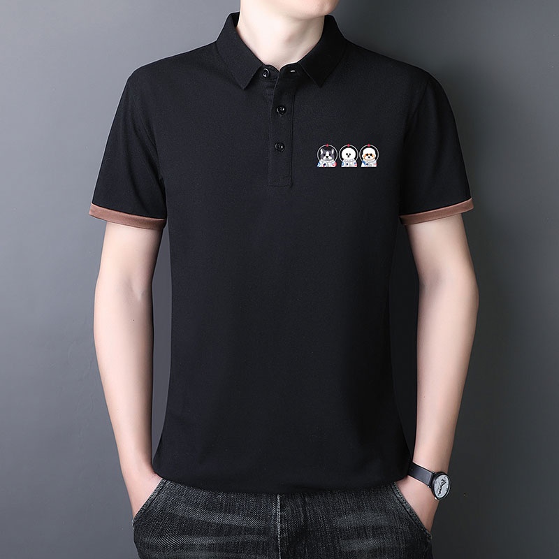 Áo polo Ngắn Tay Phong Cách Hàn Quốc Dành Cho Nam