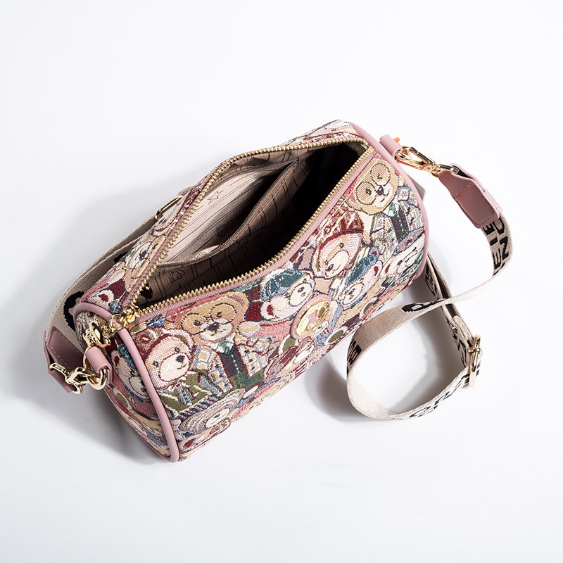 Túi Xách Đeo Chéo Cỡ Lớn Hình Gấu Katy Boston Đáng Yêu