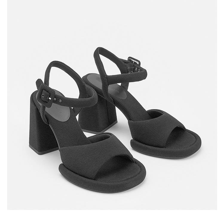 Kisstyle Xăng đan Cao Gót Hở Ngón Thời Trang Dành Cho Nữ