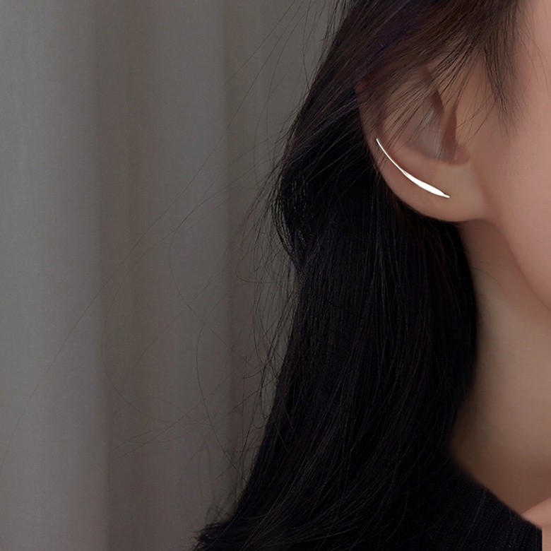 Bông Tai Kim Loại Cao Cấp Thiết Kế Đơn Giản Thời Trang / Khuyên Tai