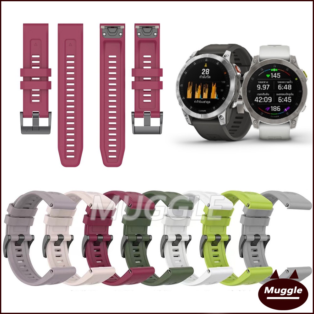 Dây Đeo Silicon Thay Thế Cho Đồng Hồ garmin epix gen 2 series garmin epix (gen 2) Dây đeo silicon má