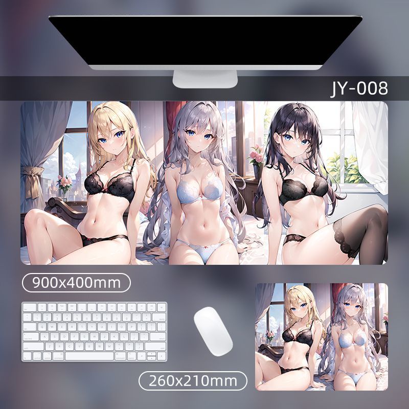 Tấm Lót Chuột Máy Tính 18 Kích Thước Ngoại Cỡ Họa Tiết Hoạt Hình anime otaku