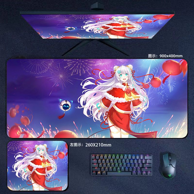 Tianxuan Ji Tấm Lót Chuột Và Bàn Phím Máy Tính Văn Phòng In Hình Anime Abstinence Series Dày Dặn Dùng Trong Văn Phòng