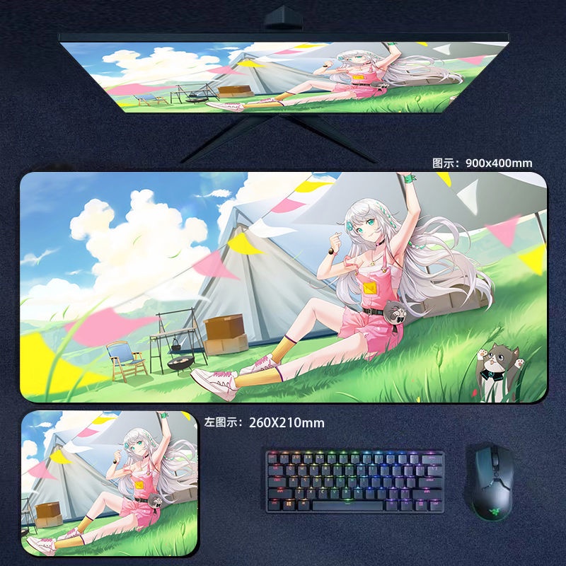 Tianxuan Ji Tấm Lót Chuột Và Bàn Phím Máy Tính Văn Phòng In Hình Anime Abstinence Series Dày Dặn Dùng Trong Văn Phòng