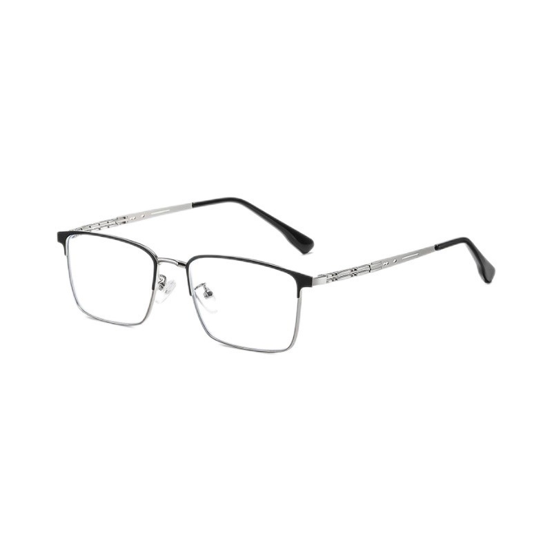 【-0°~-600°Kính Mát Gọng Kim Loại Siêu Nhẹ Chống Ánh Sáng Xanh Thời Trang Cho Nam Và Nữ