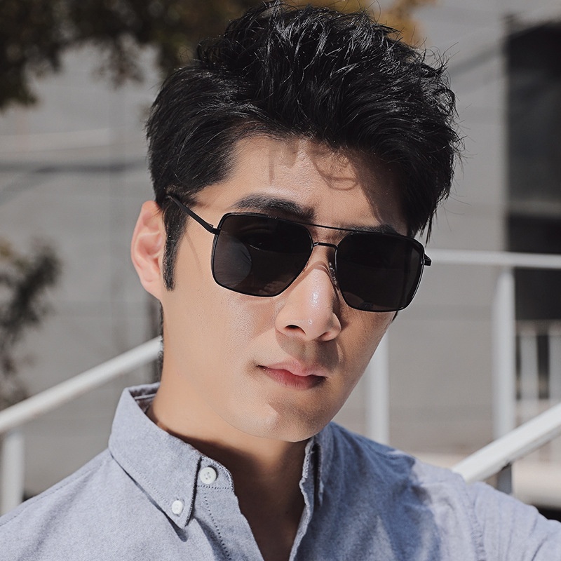 Kính Mát Phân Cực Mặt Lớn Thời Trang Cho Nam Nữ