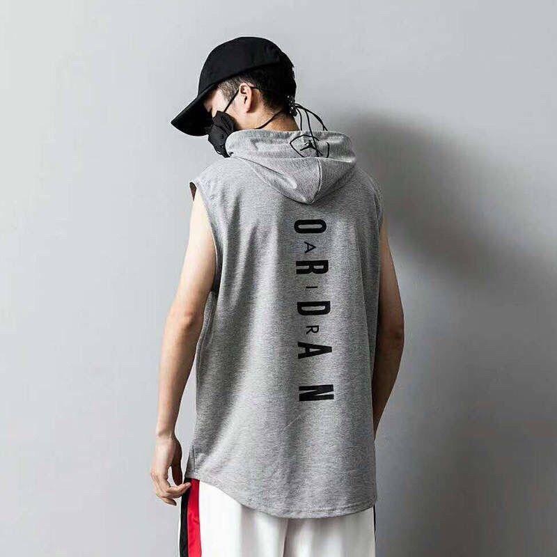 Air JORDAN Áo Ba Lỗ Chơi Bóng Rổ Thoáng Khí Mau Khô Cho Nam