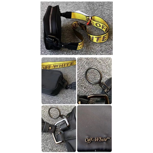 Túi Đeo Chéo Nhỏ OFF WHITE Đựng Máy Ảnh Dành Cho Nam Nữ