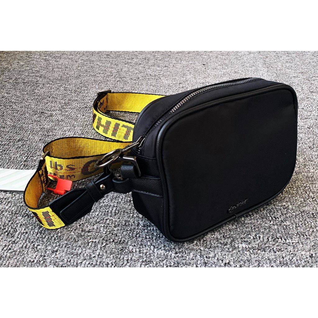 Túi Đeo Chéo Nhỏ OFF WHITE Đựng Máy Ảnh Dành Cho Nam Nữ