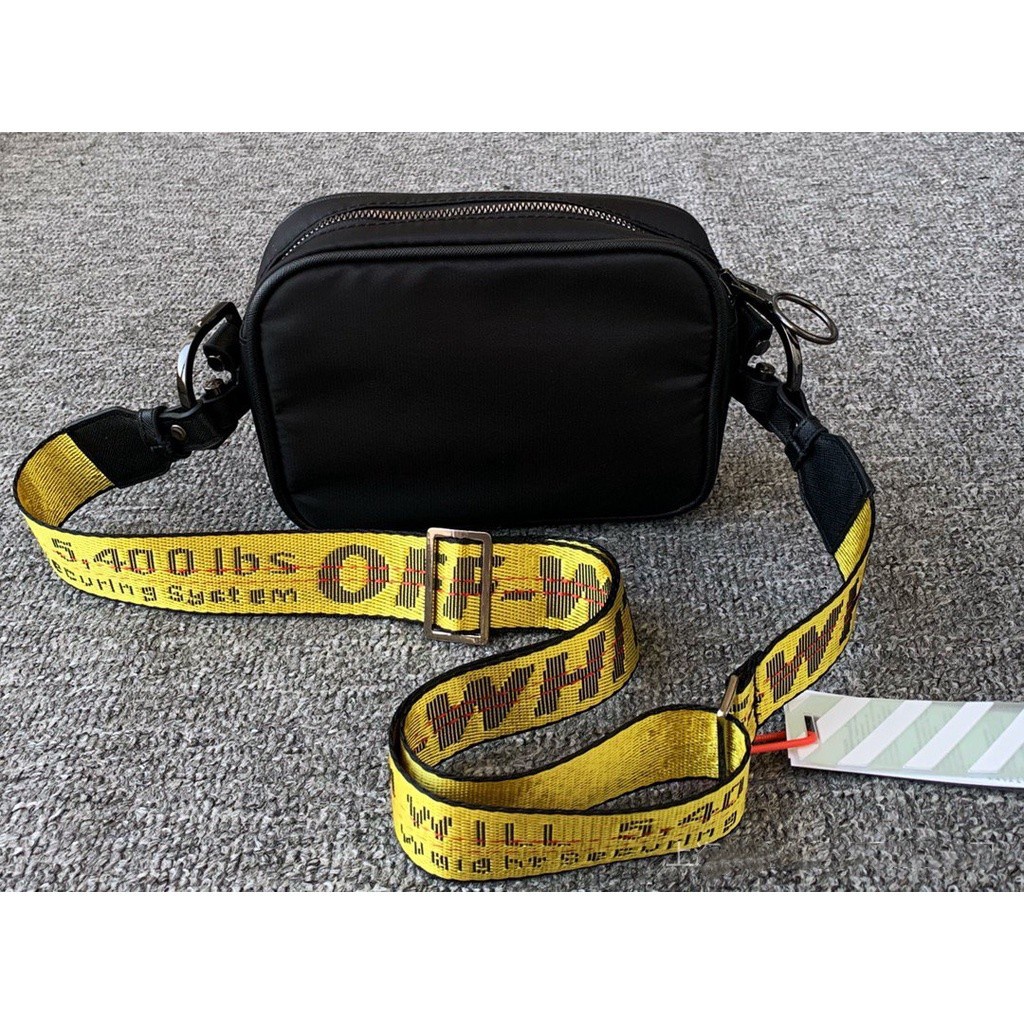 Túi Đeo Chéo Nhỏ OFF WHITE Đựng Máy Ảnh Dành Cho Nam Nữ