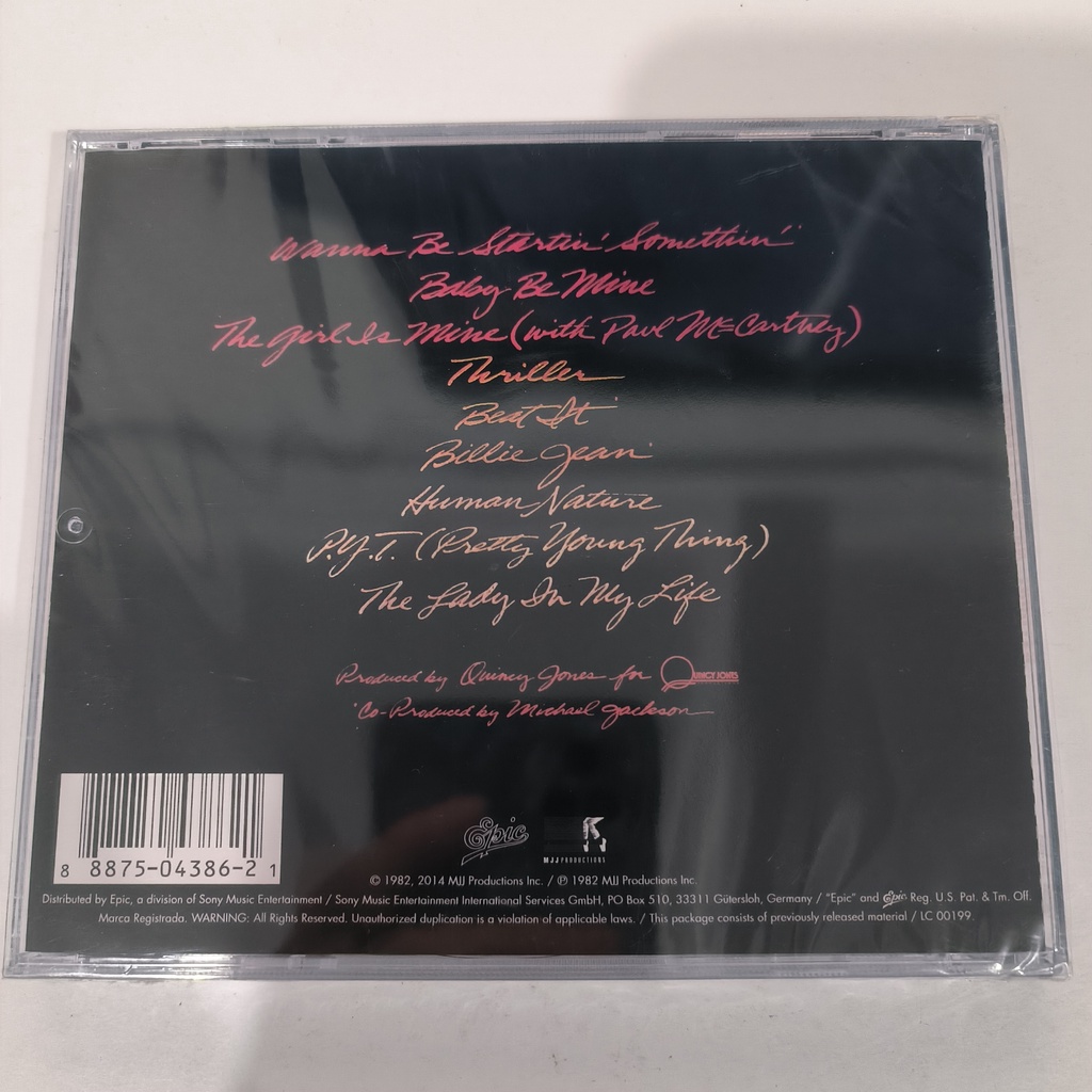 Niêm Phong michael jackson thriller cd new a06