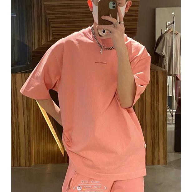 Áo Thun Unisex Ngắn Tay In Chữ Foam Phong Cách Mới