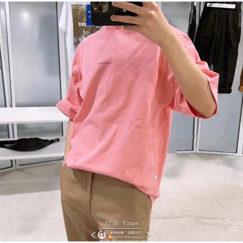 Áo Thun Unisex Ngắn Tay In Chữ Foam Phong Cách Mới