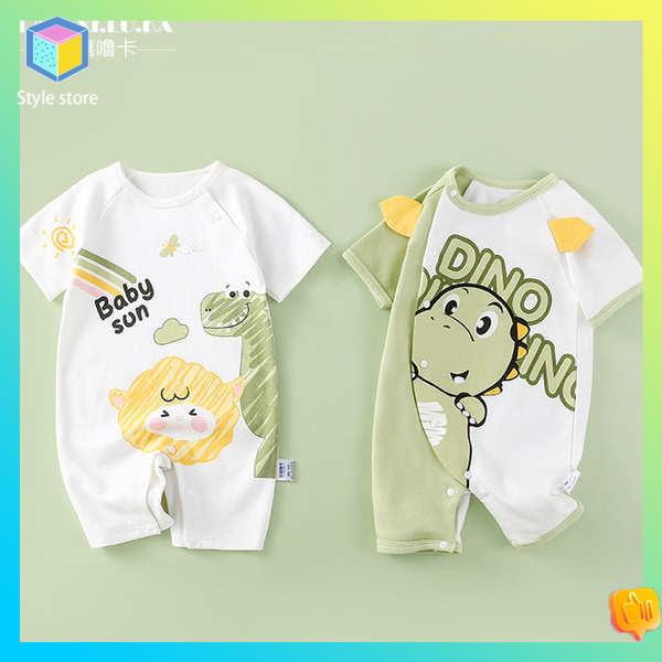 Jumpsuit Ngắn Tay Xinh Xắn Dành Cho Bé