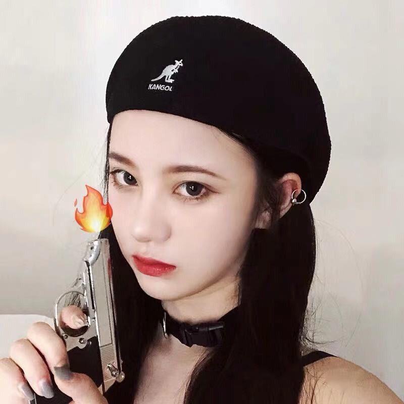 Kangol Mũ Len Mỏng Phong Cách Hàn Quốc Thu Xuân Sành Điệu Cho Nam Và Nữ