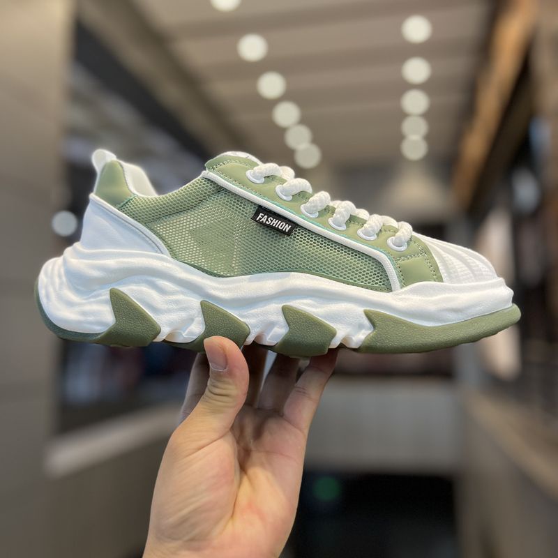 Giày Thể Thao Đế Dày Tăng Chiều Cao 5cm Phong Cách Hàn Quốc Thời Trang Mùa Hè 2023 Mới Cho Nam