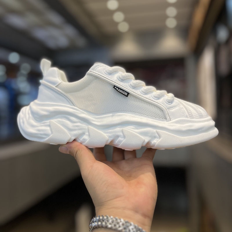 Giày Thể Thao Đế Dày Tăng Chiều Cao 5cm Phong Cách Hàn Quốc Thời Trang Mùa Hè 2023 Mới Cho Nam